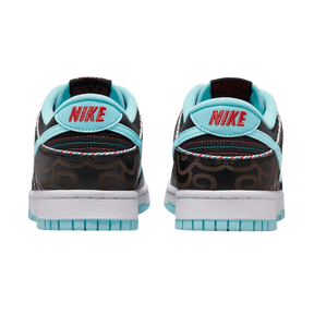 Tênis Dunk Low "Barber Shop Black" Masculino Preto Azul