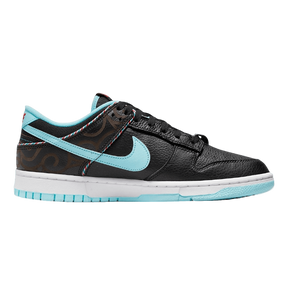 Tênis Dunk Low "Barber Shop Black" Masculino Preto Azul