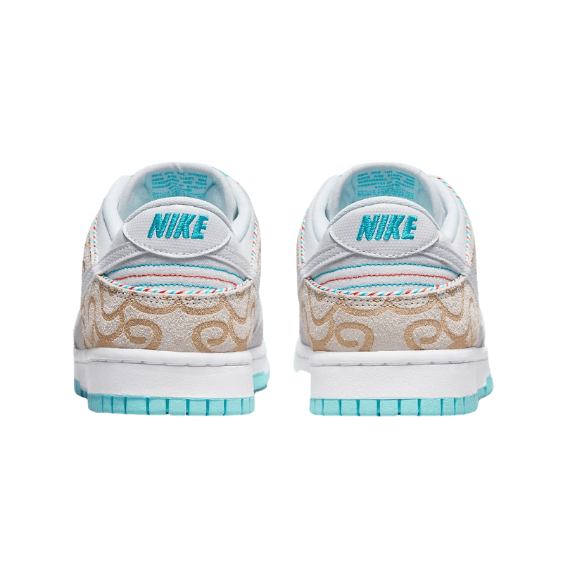 Tênis Dunk Low "Barbershop Grey" Masculino Cinza / Azul