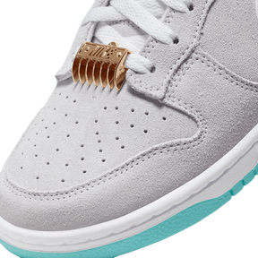 Tênis Dunk Low "Barbershop Grey" Masculino Cinza / Azul