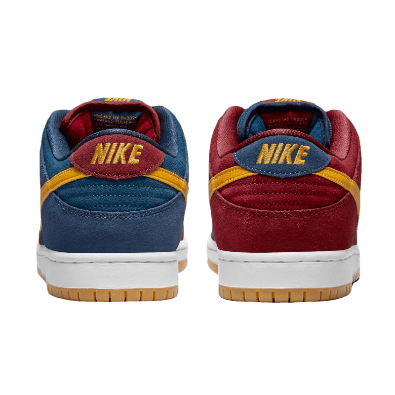 Tênis Dunk Low "Barcelona" Masculino Vermelho / Azul