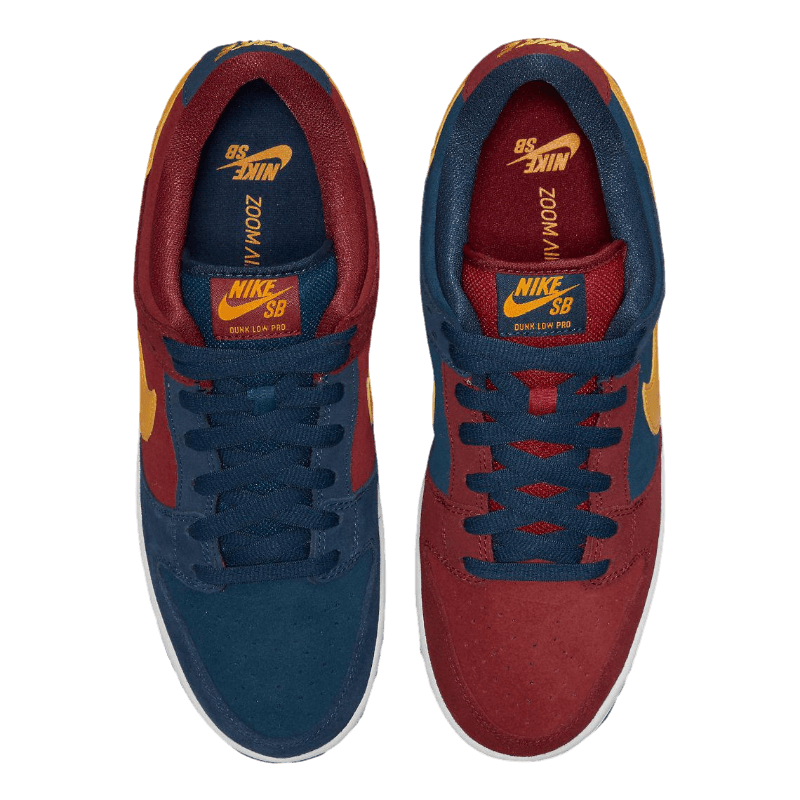 Tênis Dunk Low "Barcelona" Masculino Vermelho / Azul