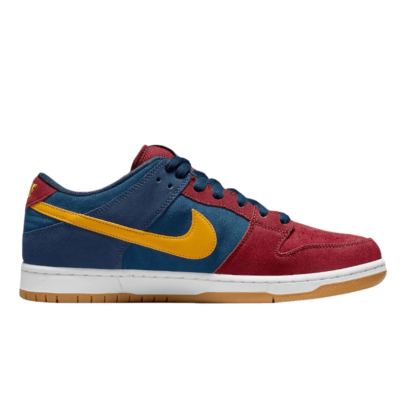 Tênis Dunk Low "Barcelona" Masculino Vermelho / Azul