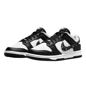Tênis Dunk Low "Black Paisley" Feminino  Preto / Branco