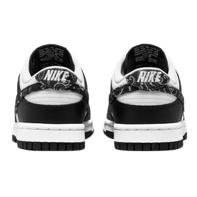 Tênis Dunk Low "Black Paisley" Feminino  Preto / Branco