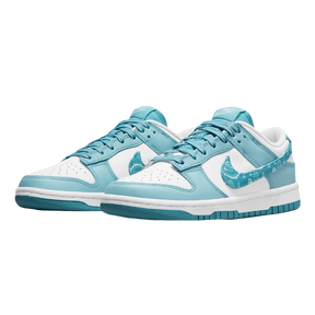 Tênis Dunk Low "Blue Paisley" Feminino Azul