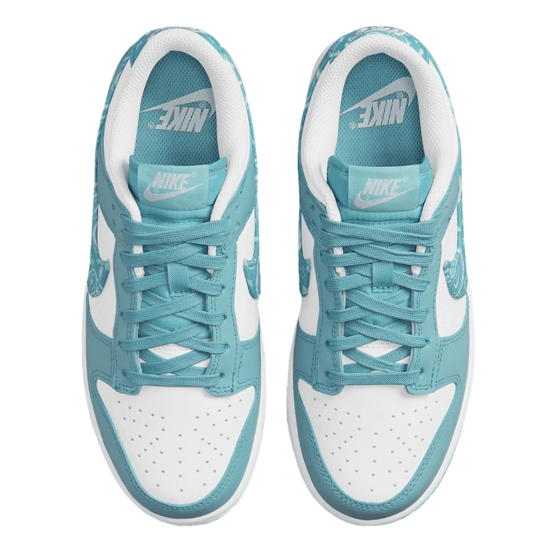 Tênis Dunk Low "Blue Paisley" Feminino Azul