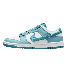 Tênis Dunk Low "Blue Paisley" Feminino Azul