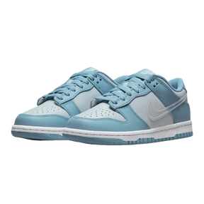 Tênis Dunk Low "Clear Swoosh Blue" Feminino Azul