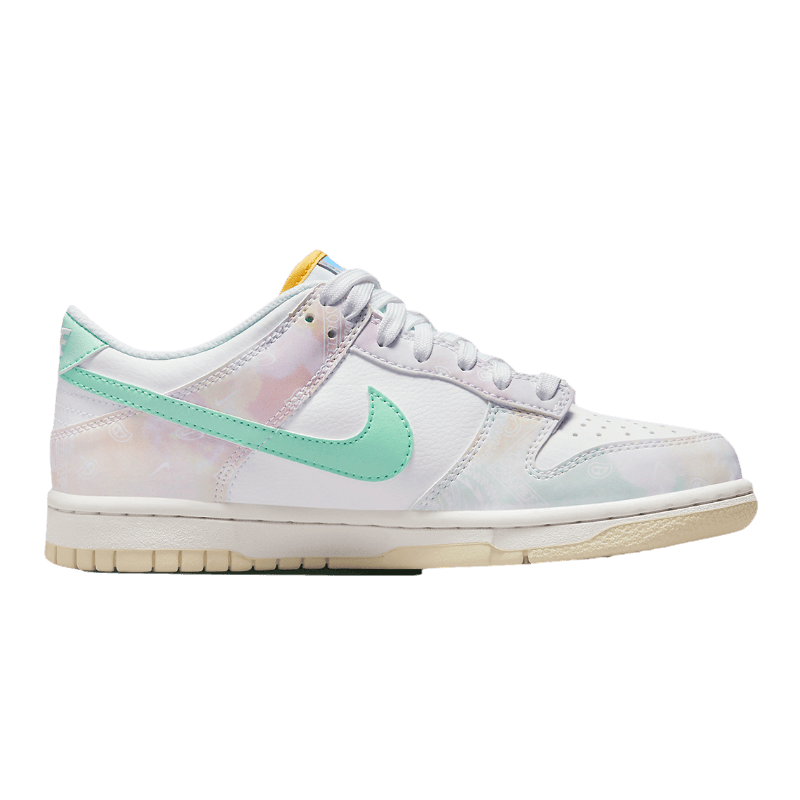 Tênis Dunk Low GS "Paisley Print" Feminino Rosa