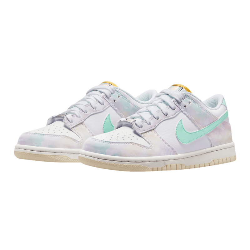 Tênis Dunk Low GS "Paisley Print" Feminino Rosa