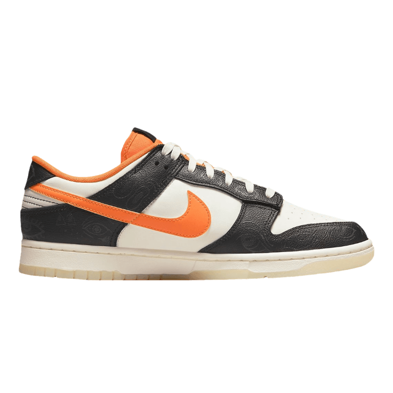 Tênis Dunk Low "Halloween" Preto / Laranja