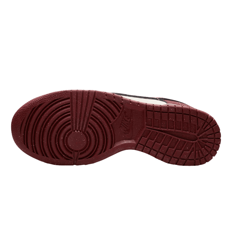 Tênis Dunk Low Just Do It "Team Red" Feminino Vinho