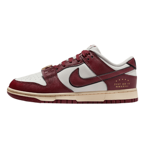 Tênis Dunk Low Just Do It "Team Red" Feminino Vinho