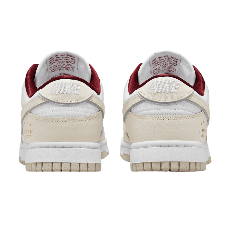 Tênis Dunk Low Just Do It "White Phantom" Feminino Branco