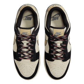 Tênis Dunk Low LX "Black Team Gold" Preto