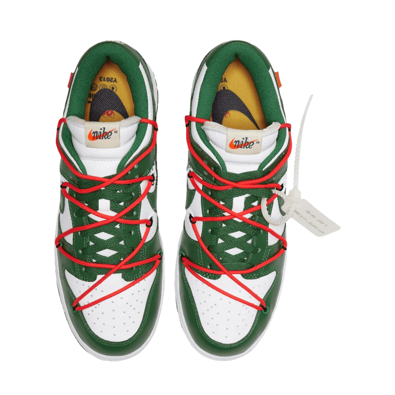 Tênis Dunk Low Off White "Pine Green" Verde