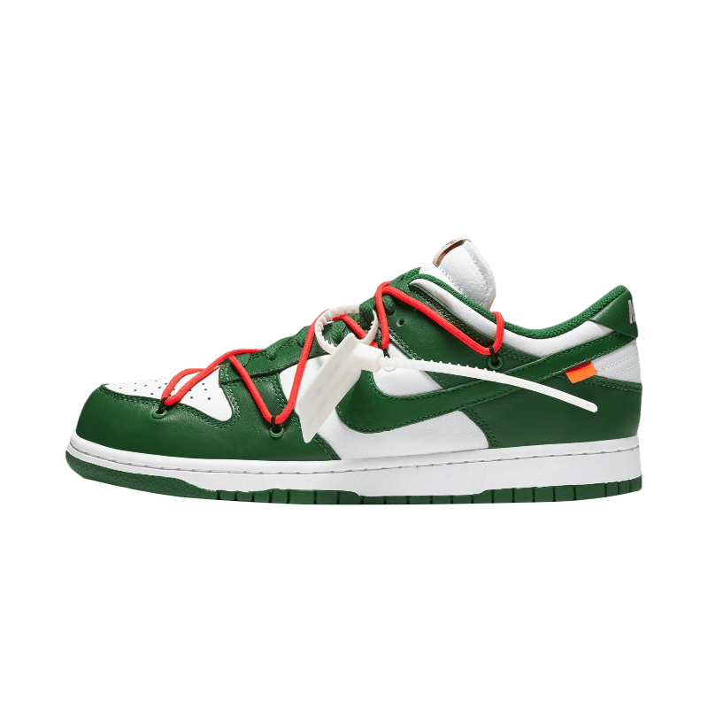 Tênis Dunk Low Off White "Pine Green" Verde