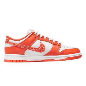 Tênis Dunk Low "Orange Paisley" Feminino Laranja