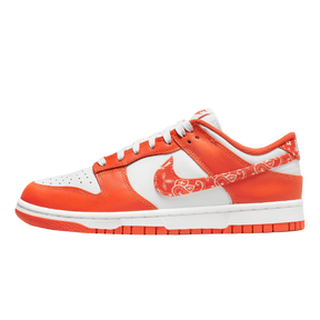 Tênis Dunk Low "Orange Paisley" Feminino Laranja