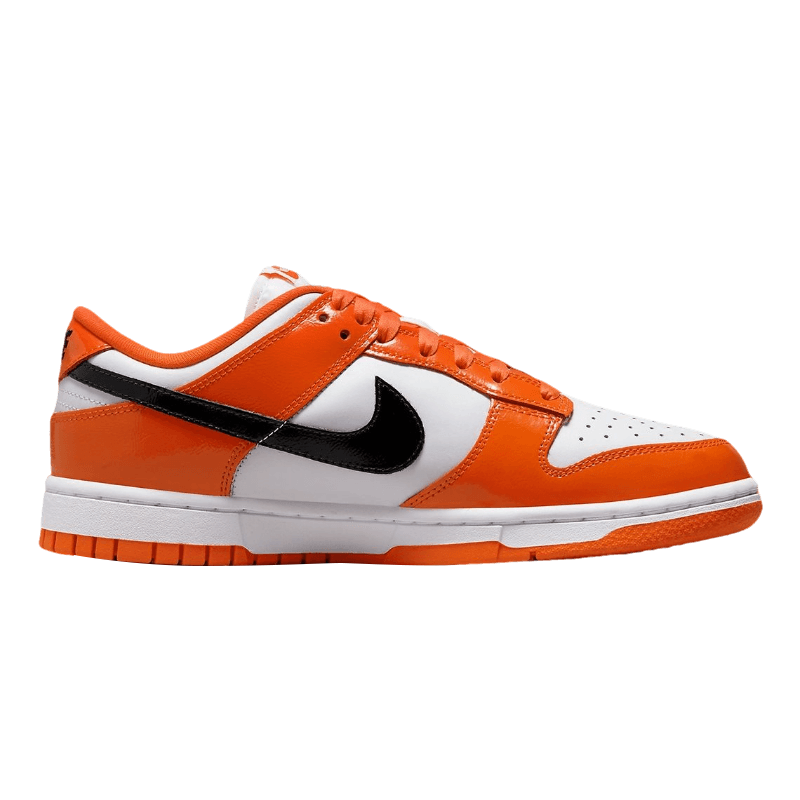 Tênis Dunk Low "Patent Halloween" Feminino Laranja