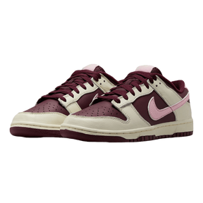 Tênis Dunk Low Premium "Valentine's Day" Masculino Branco / Vinho
