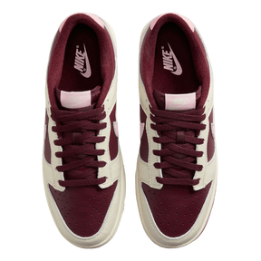 Tênis Dunk Low Premium "Valentine's Day" Masculino Branco / Vinho