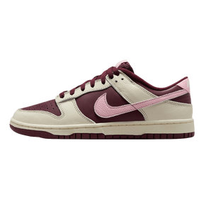 Tênis Dunk Low Premium "Valentine's Day" Masculino Branco / Vinho