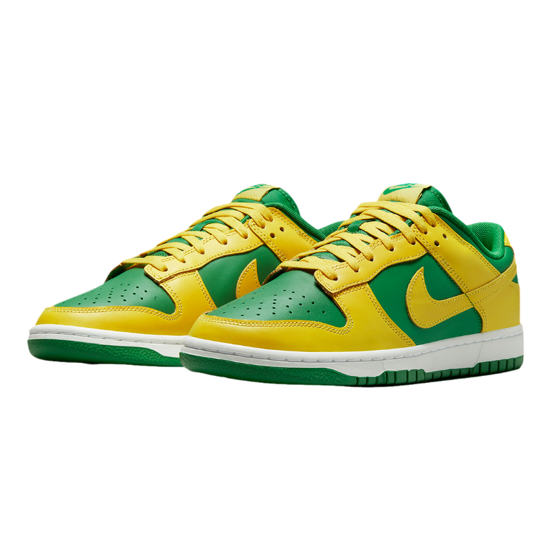 Tênis Dunk Low "Reverse Brazil" Masculino Amarelo / Verde