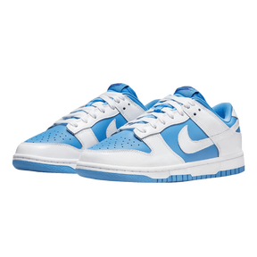 Tênis Dunk Low "Reverse University Blue" Branco / Azul