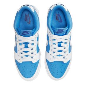 Tênis Dunk Low "Reverse University Blue" Branco / Azul