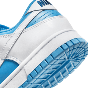 Tênis Dunk Low "Reverse University Blue" Branco / Azul