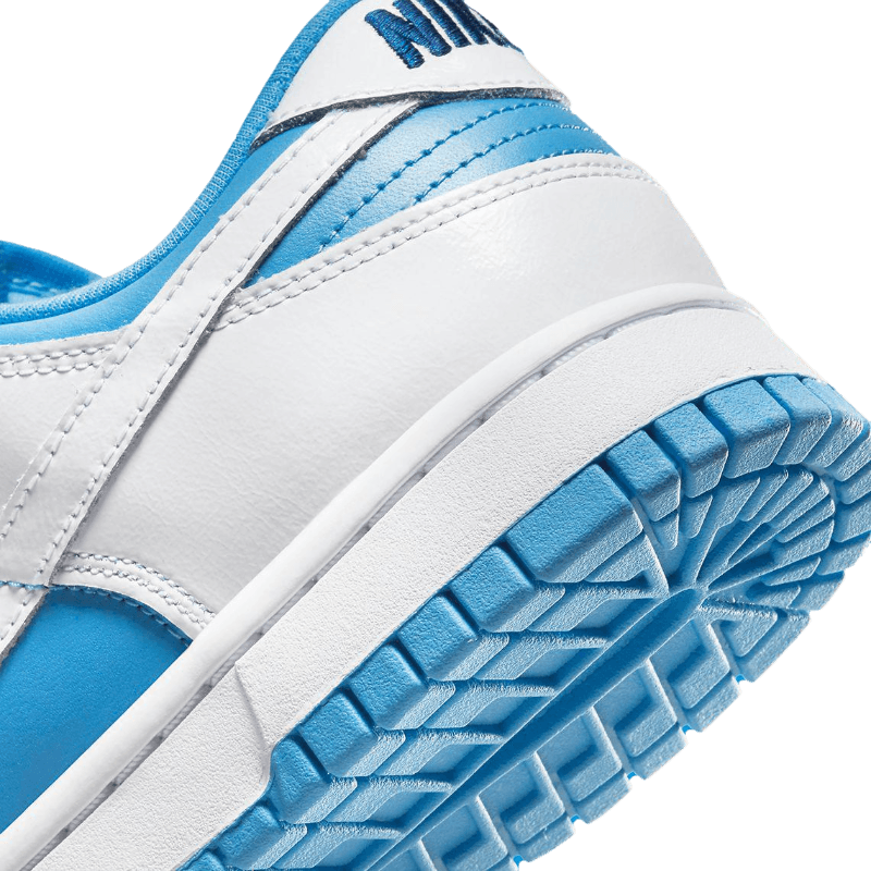Tênis Dunk Low "Reverse University Blue" Branco / Azul