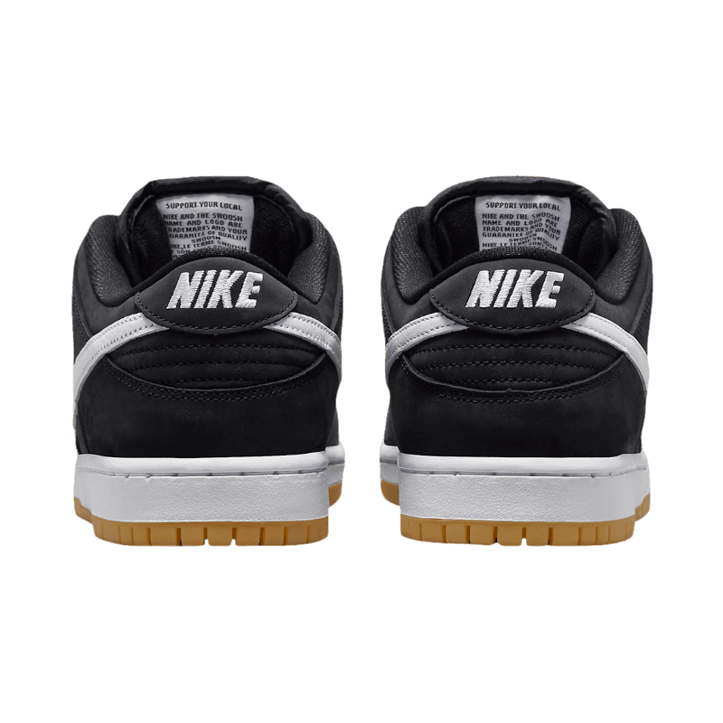 Tênis Dunk Low SB "Black Gum" Preto