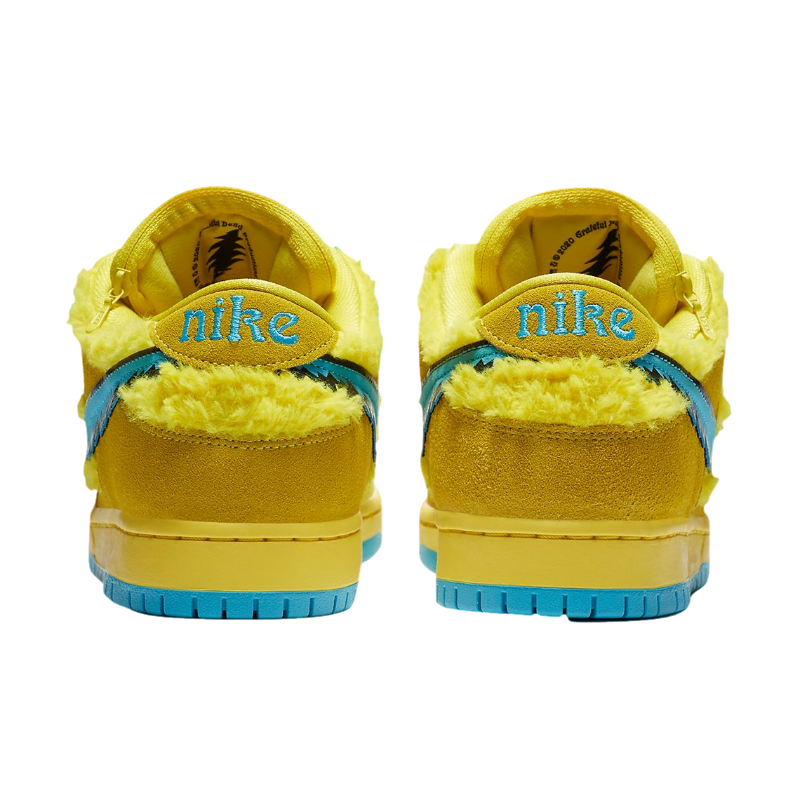 Tênis Dunk Low SB "Grateful Dead Yellow" Amarelo
