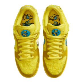 Tênis Dunk Low SB "Grateful Dead Yellow" Amarelo