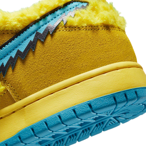 Tênis Dunk Low SB "Grateful Dead Yellow" Amarelo