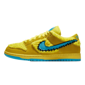 Tênis Dunk Low SB "Grateful Dead Yellow" Amarelo