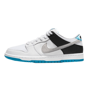 Tênis Dunk Low SB "Laser Blue" Branco