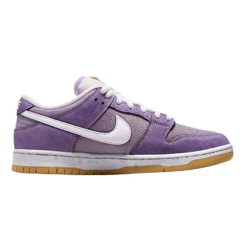 Tênis Dunk Low SB "Unbleached" Roxo