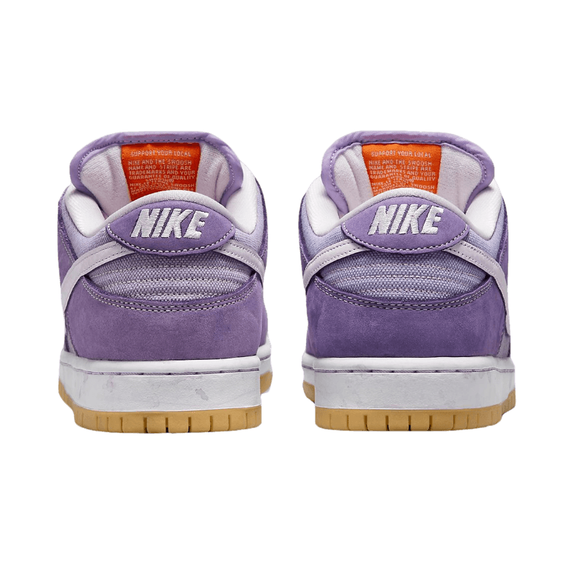 Tênis Dunk Low SB "Unbleached" Roxo
