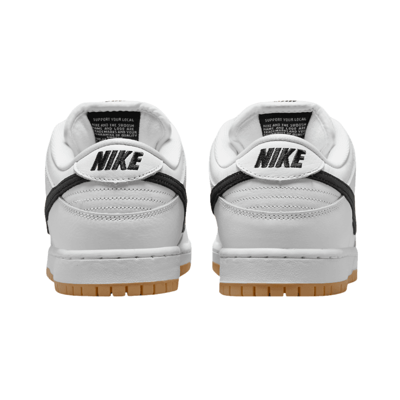 Tênis Dunk Low SB "White Gum" Branco