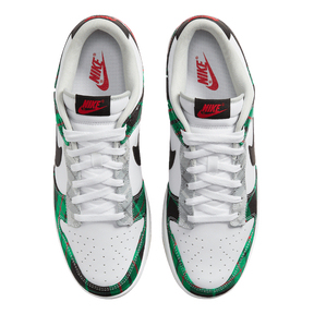 Tênis Dunk Low "Tartan Plaid" Masculino Branco