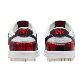 Tênis Dunk Low "Tartan Plaid" Masculino Branco