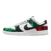 Tênis Dunk Low "Tartan Plaid" Masculino Branco
