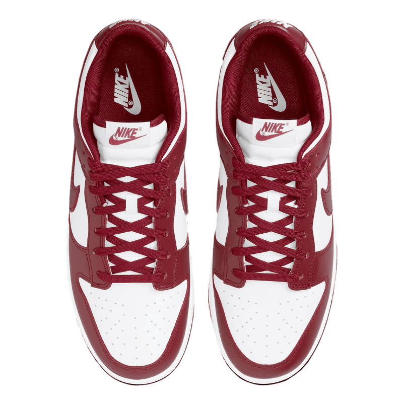 Tênis Dunk Low "Team Red" Masculino Vinho