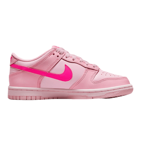 Tênis Dunk Low "Triple Pink" Feminino Rosa