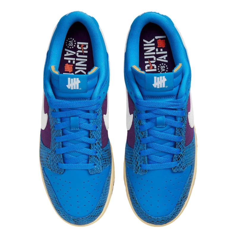 Tênis Dunk Low "Undefeated On It" Azul