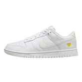 Tênis Dunk Low Valentine's Day "Yellow Heart" Masculino Branco