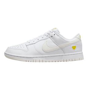 Tênis Dunk Low Valentine's Day "Yellow Heart" Masculino Branco